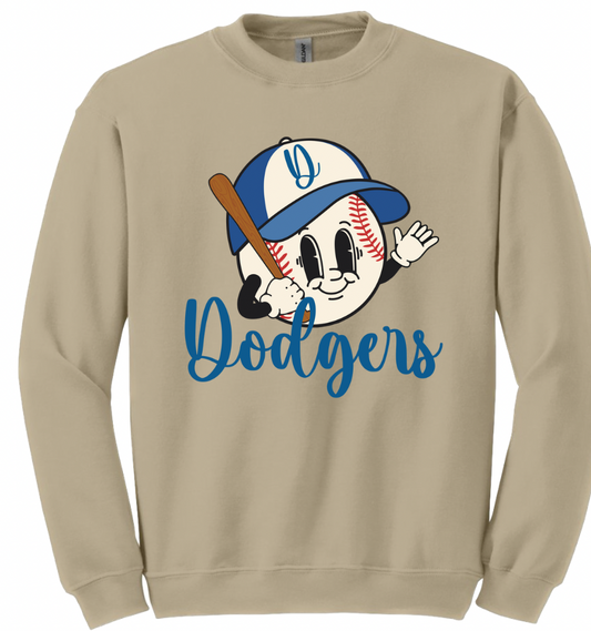 Vintage Blue Baseball Crewneck