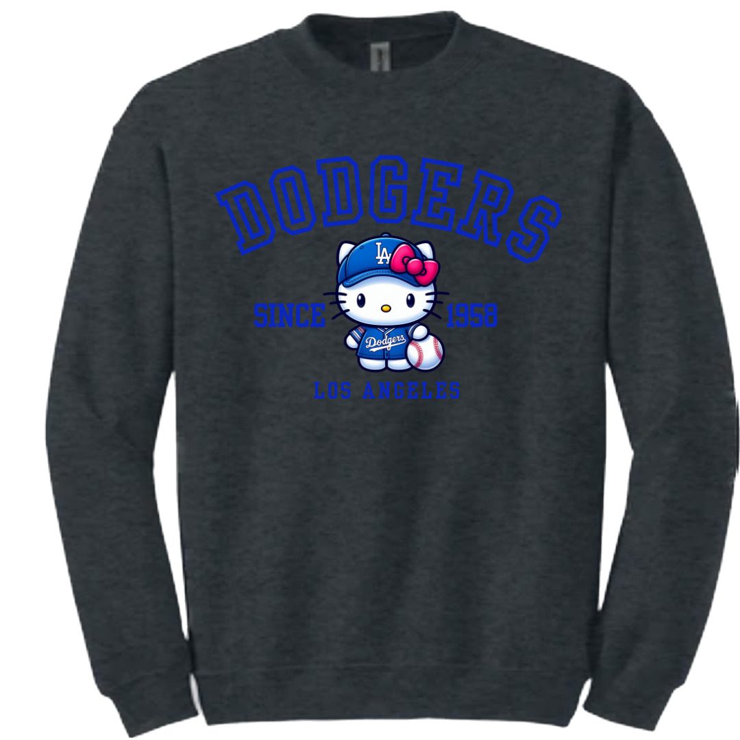 Since 1958 Blue Kitty Crewneck