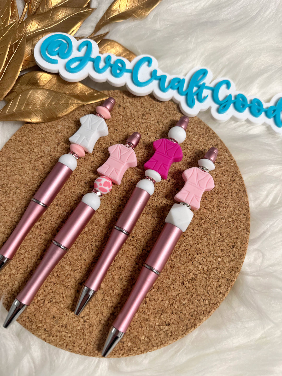 Scrubs Silicone Beaded Pens