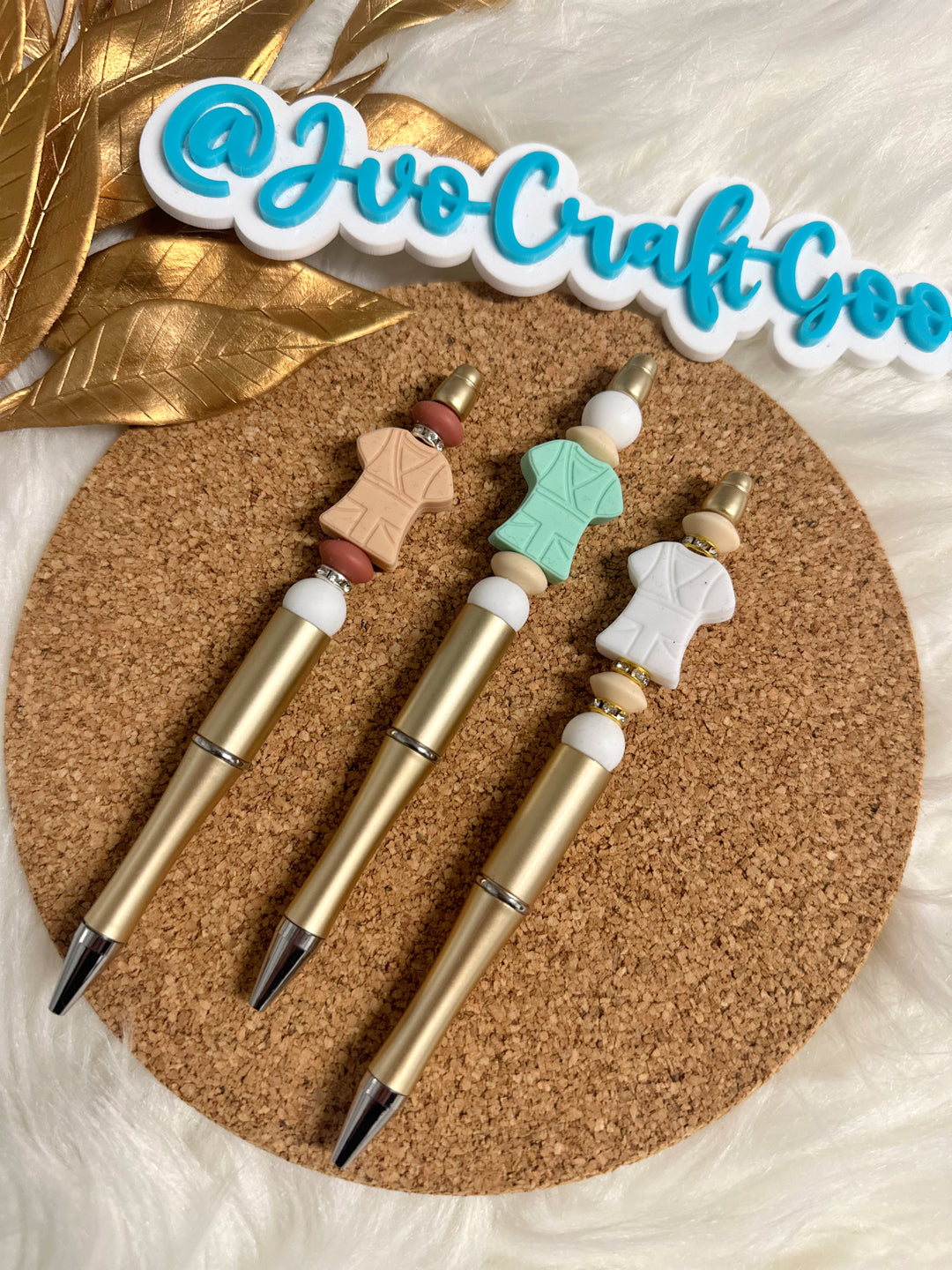 Scrubs Silicone Beaded Pens