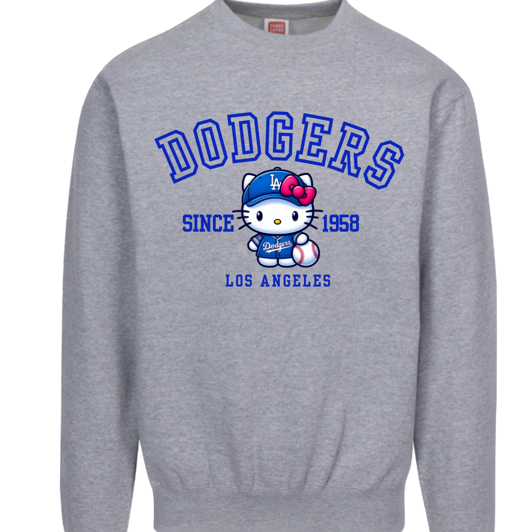 Since 1958 Blue Kitty Crewneck