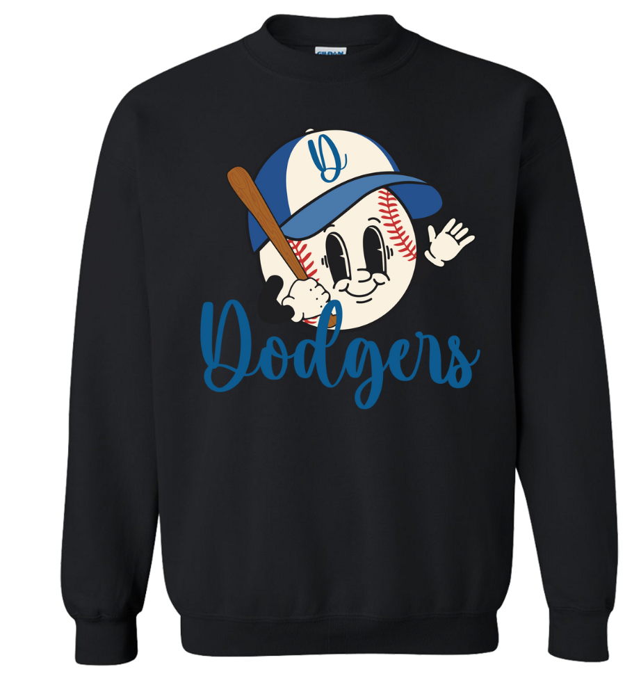 Vintage Blue Baseball Crewneck