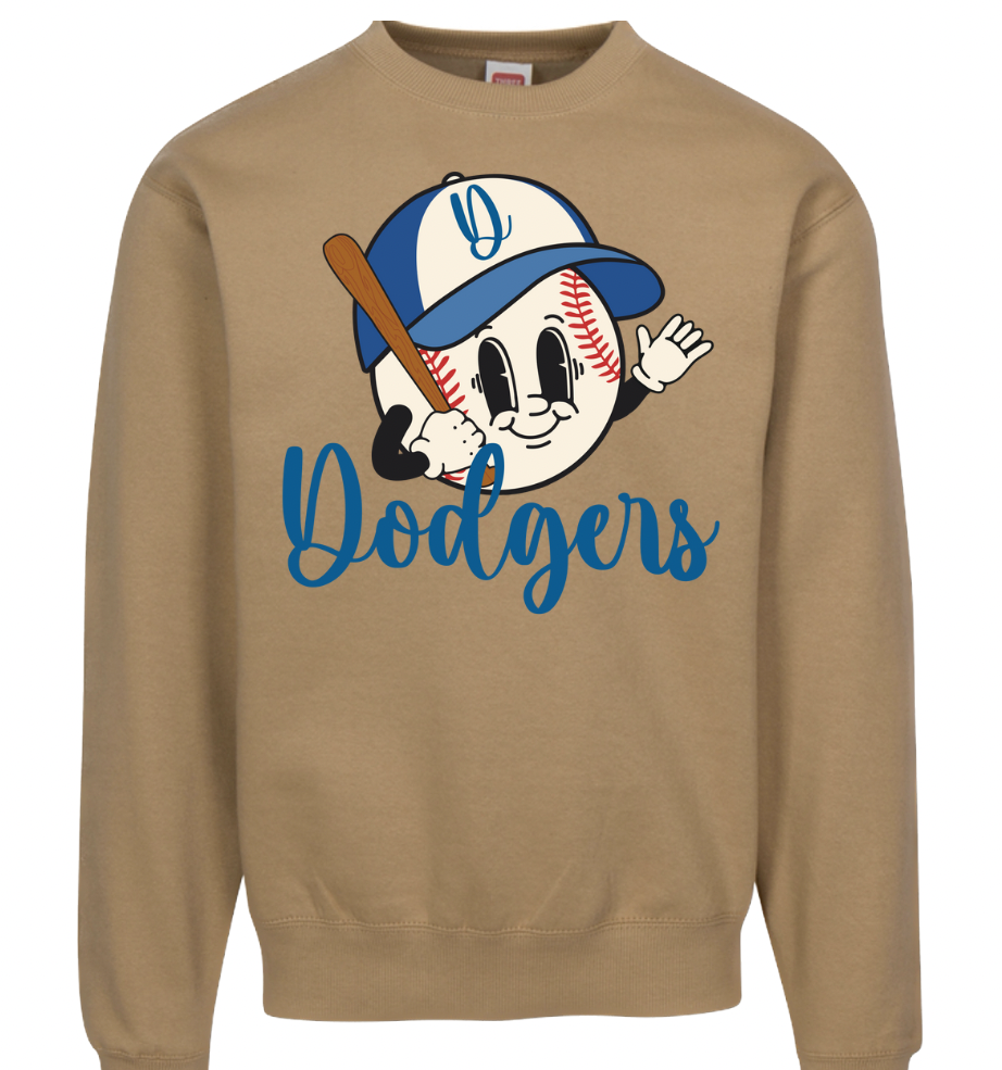 Vintage Blue Baseball Crewneck